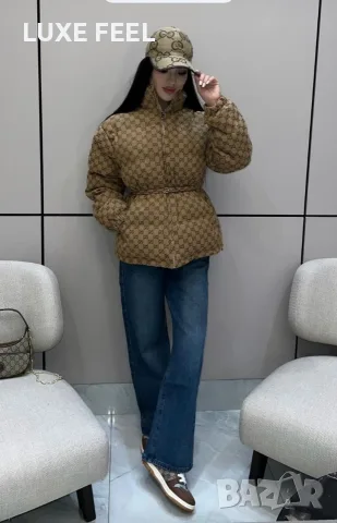 Gucci ✨Дамско Зимно Яке - М р., снимка 4 - Якета - 56261367