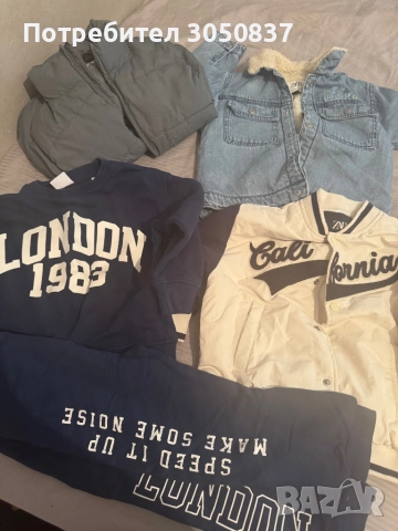 Детски якета и дрехи зара 