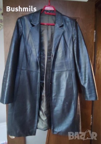 Дамско кожено манто , снимка 4 - Палта, манта - 42886731