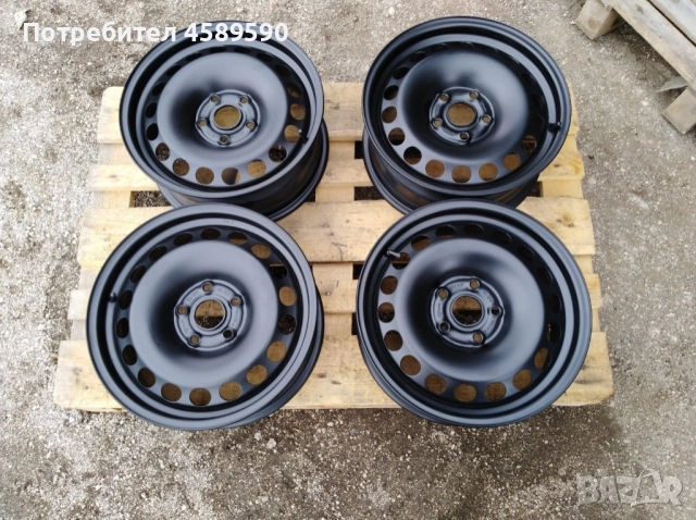 4бр.Оригинални железни джанти 16цола 7.5J ET45 за Audi A4 B8(2007-2016)