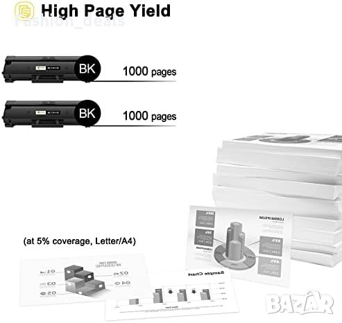 Нови 2 броя Черни Тонери MLT-D111S/D111L Samsung Xpress мастило принтер, снимка 3 - Други - 42549785
