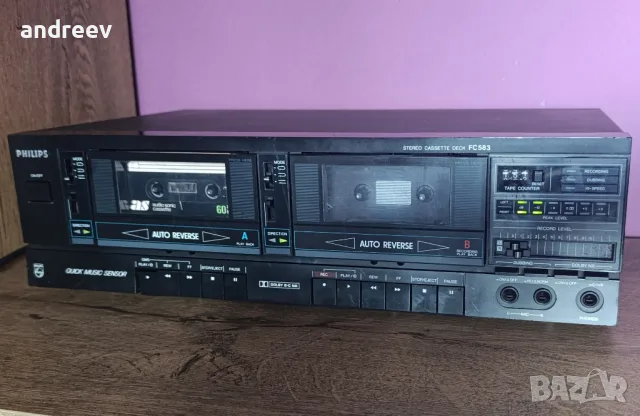 Philips FC583 Двукасетен дек, снимка 2 - Декове - 55780999