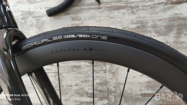 DEMO карбонов шосеен велосипед Scott Addict RC30 Disc Shimano 105 Di2 Syncros Capital| L, снимка 10 - Велосипеди - 54226873