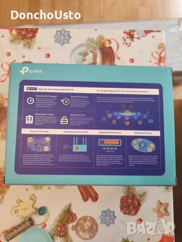 рутер TP-LINK ARCHER AX1800, снимка 2 - Рутери - 56074124