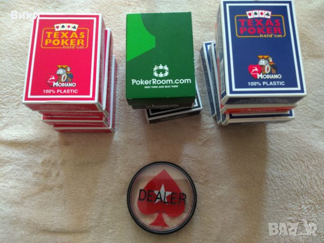 Карти Modiano Poker Texas Hold'em Cards 100% plastic , снимка 3 - Карти за игра - 32054385