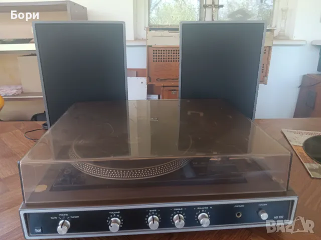 Dual грамофон с усилвател и тонколони