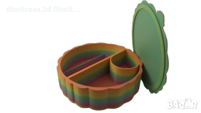 3D принтирана козметична кутия с капак, снимка 3 - Подаръци за жени - 51375186