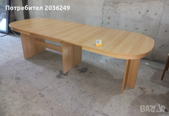 Голяма масивна разтегателна маса с много нива на разтягане, снимка 4 - Маси - 54114268