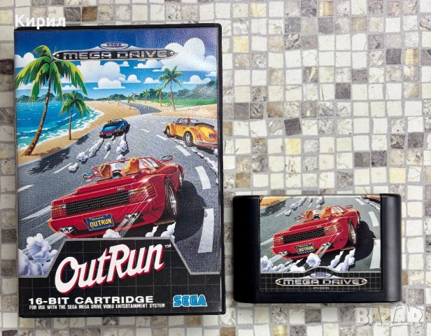 Дискета Out Run за Sega Mega Drive