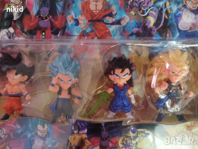 Dragonball Dragon ball 7 бр пластмасови фигурки играчки за игра и украса торта, снимка 4 - Фигурки - 41897027