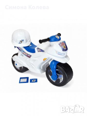 ✨Детски полицейски мотор за баланс с реалистични звуци, снимка 1