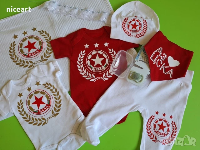 Боди на ЦСКА , снимка 9 - Бодита за бебе - 51296876