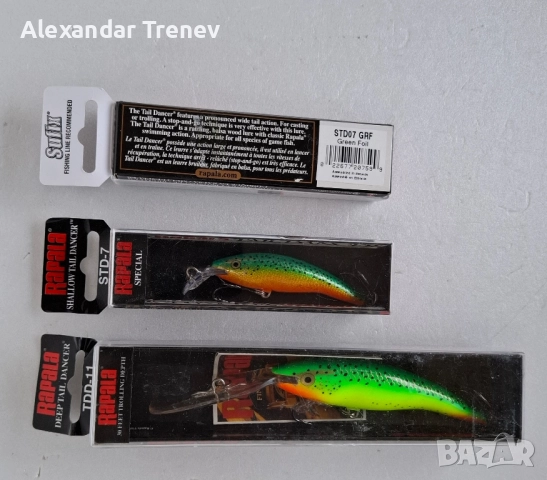 Воблери Rapala TD и TDD, снимка 4 - Такъми - 51503736