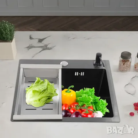 🎉 ЛУКС Оферта! 🎉НОВА кухненска мивка + пълен комплект на ТОП ЦЕНА! 🎉, снимка 1