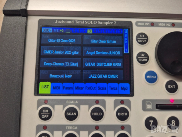 Семплер Juzisound Total SOLO Sampler 2, снимка 6 - Синтезатори - 53160881