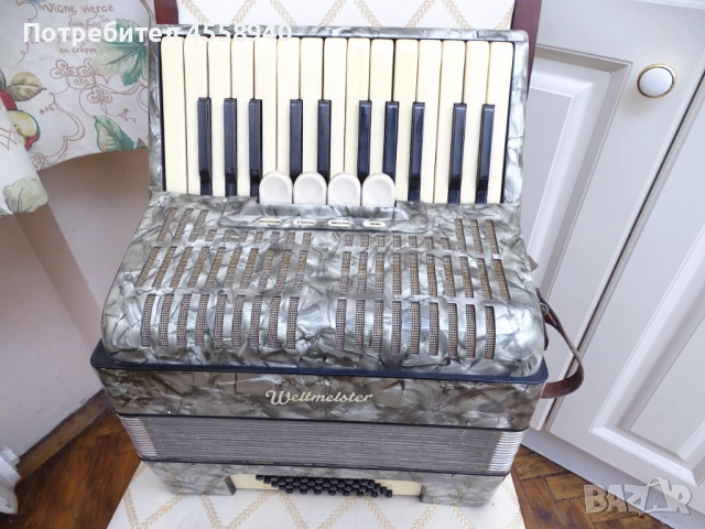 Акордеон Weltmeister – винтидж украса, декор - дом или заведение, снимка 3 - Декорация за дома - 51690723