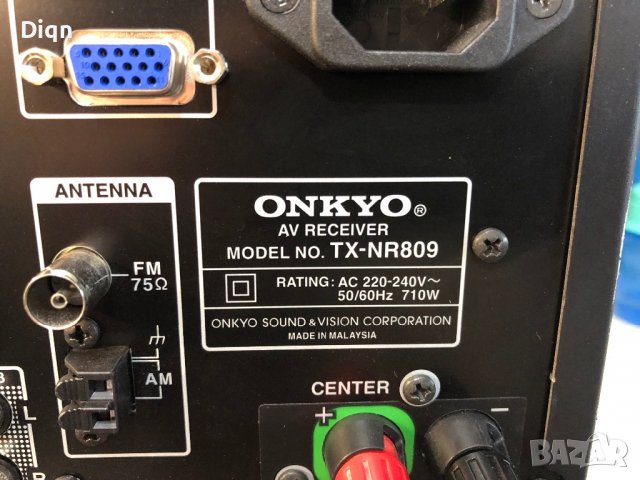 Onkyo TX-NR809 , снимка 14 - Ресийвъри, усилватели, смесителни пултове - 37840554
