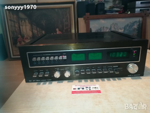 dual ct1641 stereo tuner made in germany-switzerland 1203211655, снимка 1 - Ресийвъри, усилватели, смесителни пултове - 32136353