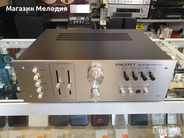 Усилвател Scott A 416 В отлично техническо и визуално състояние., снимка 2 - Ресийвъри, усилватели, смесителни пултове - 47532392