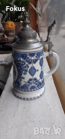 Колекционерска немска халба за бира, снимка 4 - Антикварни и старинни предмети - 53336044