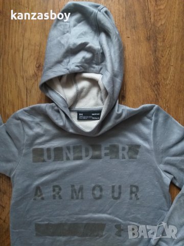 Under Armour Women's Gray Foil Fleece Sweater Hoodie - страхотно дамско горнище , снимка 7 - Спортни екипи - 40855249