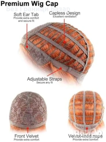 Нова Черна пънк рок перука за жени 80s парти фестивал Хелоуин маскарад, снимка 5 - Аксесоари за коса - 54230312