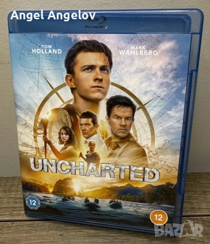 Uncharted (Bluray) Tom Holland, Mark Wahlberg ,Antonio Banderas