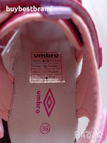 Umbro номера 35 и 39 Оригинални Сандали за Момиче код 1126, снимка 4 - Детски сандали и чехли - 44385118