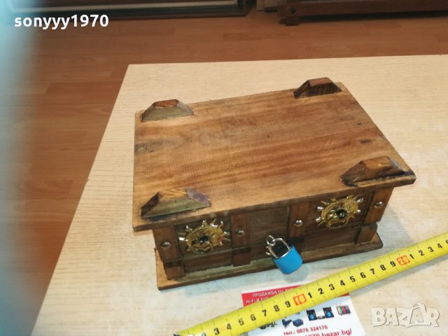дървен морски сандък 0903211726, снимка 14 - Колекции - 32097761