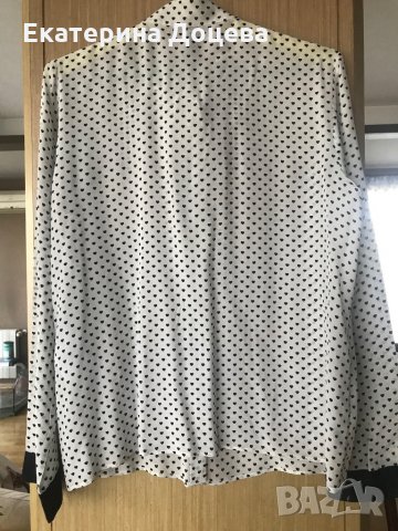 Копринена риза Marc Cain, снимка 5 - Ризи - 33857311