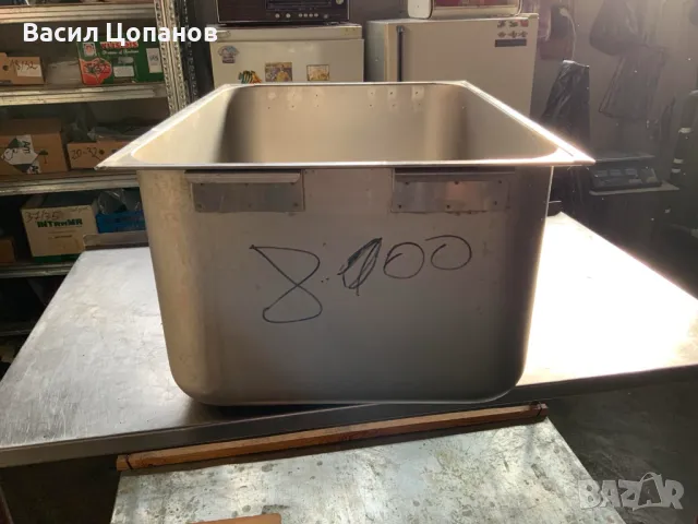 вана неръждаема 120 литра, снимка 2 - Обзавеждане на кухня - 48205179