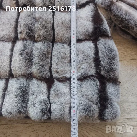 Уникално пухено палтенце! Ново!!!, снимка 4 - Якета - 49109301