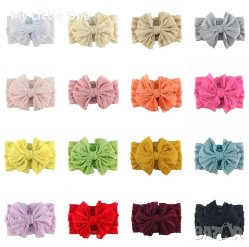 Бебешка лента за глава, снимка 3 - Шноли, диадеми, ленти - 51006423