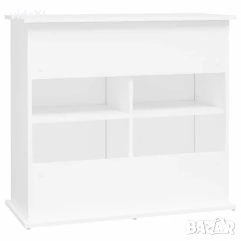 vidaXL Поставка за аквариум, бяла, 81x36x73 см, инженерно дърво, снимка 8 - Аквариуми - 56148097