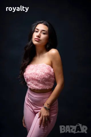 Розов дамски комплект 