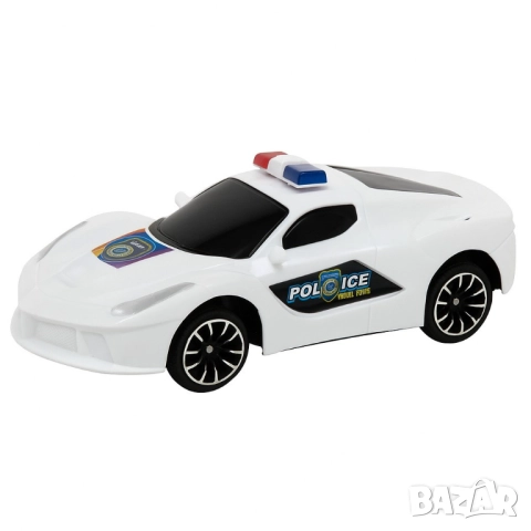 Полицейска кола с дистанционно управление и светлина - 1:20 мащаб, снимка 4 - Коли, камиони, мотори, писти - 52036951