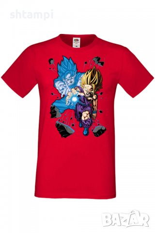 Мъжка тениска Dragon Ball Z Gohan X Goku,Анимация,игра,Празник,Повод., снимка 3 - Тениски - 37940579
