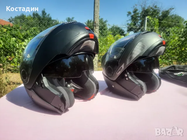 Мото каска Nolan N-104 Evo Flip, снимка 10 - Аксесоари и консумативи - 55923395