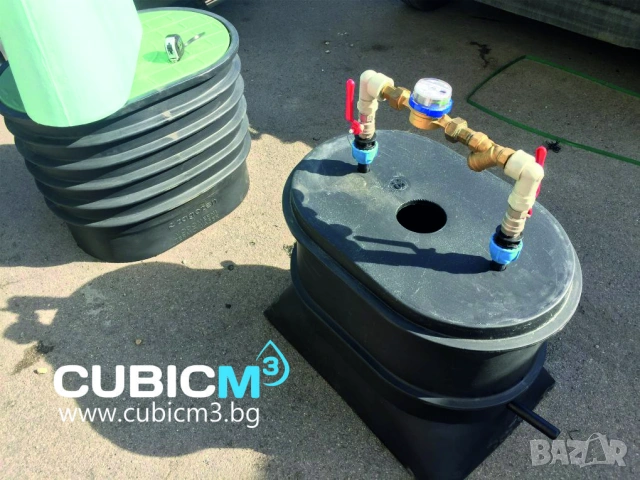 Водомерна шахта Aplast необорудвана с чугунен капак, снимка 2 - ВИК - 54356477