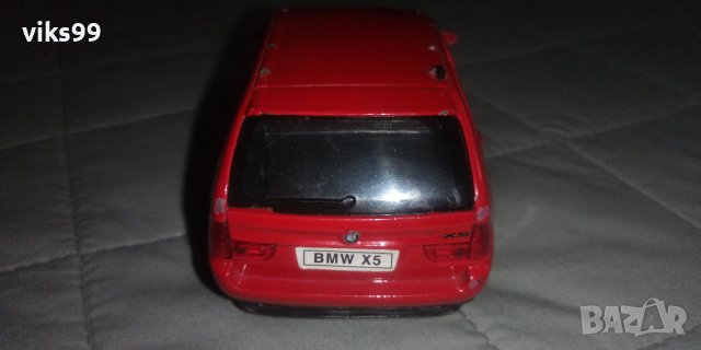 Метална количка BMW X5 - Welly 1/32, снимка 3 - Колекции - 38281674