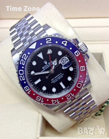 Rolex GMT-Master II 40mm 'Pepsi' Steel Ceramic Jubilee Automatic Различни Варианти, снимка 3 - Мъжки - 54072876
