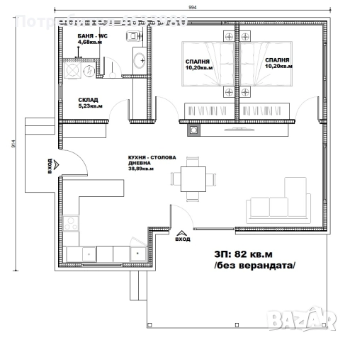 Сглобяема къща по индивидуален проект - собствен дом от 599 €/м² на изплащане, снимка 6 - Други - 52405096