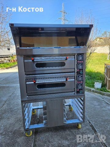 Фурна Печка за Закуски Пици Хляб Трифазна за 4бр. Тави 60/40см.