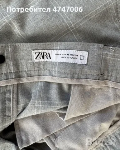 Мъжки дълги панталони Zara. Размер: XL. , снимка 2 - Панталони - 56021738