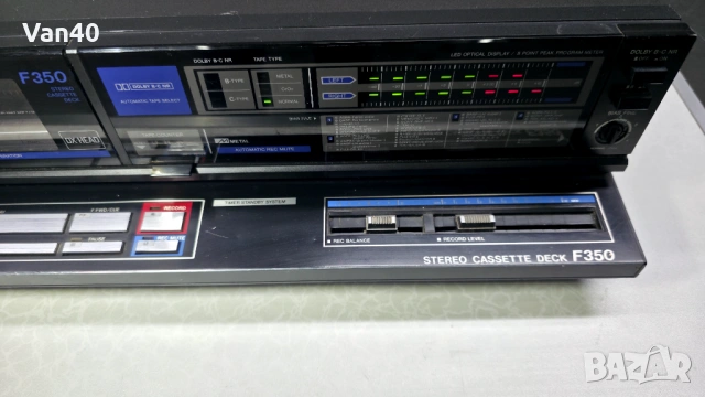 Касетен дек Aiwa F350, снимка 5 - Декове - 53998687
