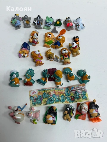 Kinder Surprise играчки лот лъвчета, мишки, къртици и динозавърчета 
