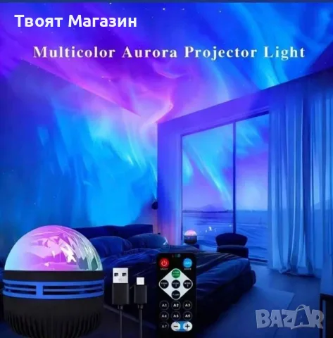 Многофункционален LED проектор , снимка 5 - Прожектори - 56158644