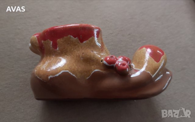 Коледен пепелник ботуш/или за монетки, снимка 2 - Коледни подаръци - 31189329