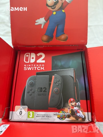 Nintendo switch 2 mario kart world bundle -нов- гаранция, снимка 1