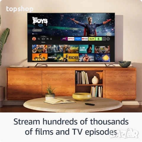 Чисто нов Amazon Fire TV Stick HD (Най-ново поколение) – 8GB, Alexa, Netflix  , снимка 3 - Приемници и антени - 53216910